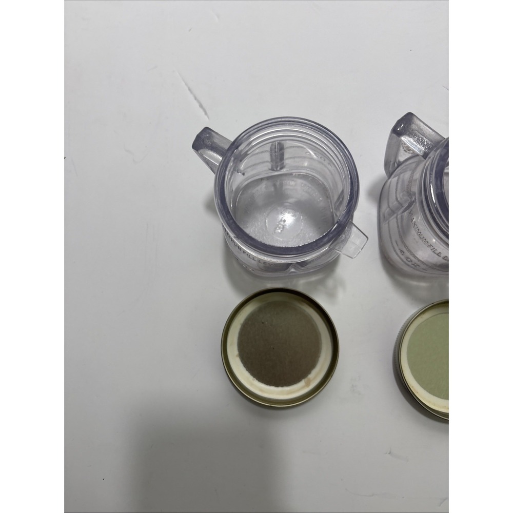 Vintage Osterizer Mini Blend and Store Containers 8 Ounces LOT OF 3 - Picture 8 of 11